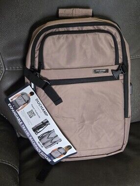 Duchamp Expandable Travel Backpack/ Suitcase with laptop pocket and USB.